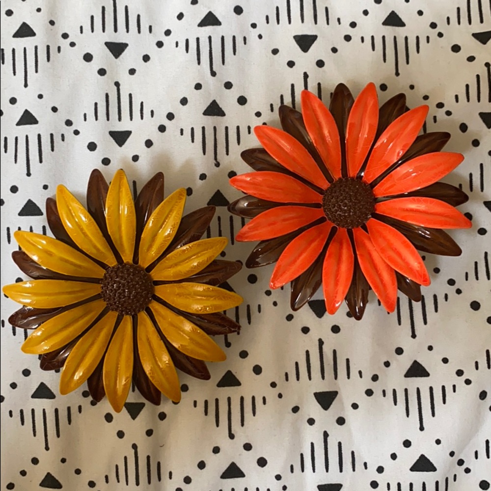 Vintage Flower Brooches